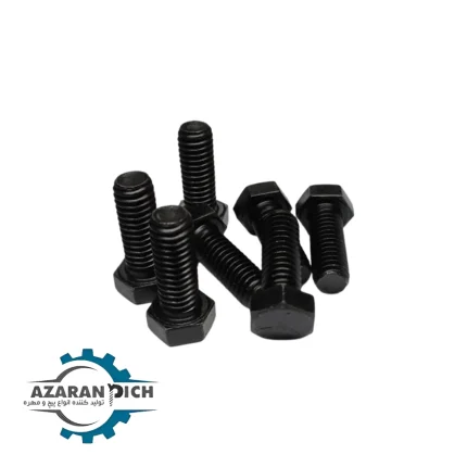 پیچ شیش گوش دنده درشت